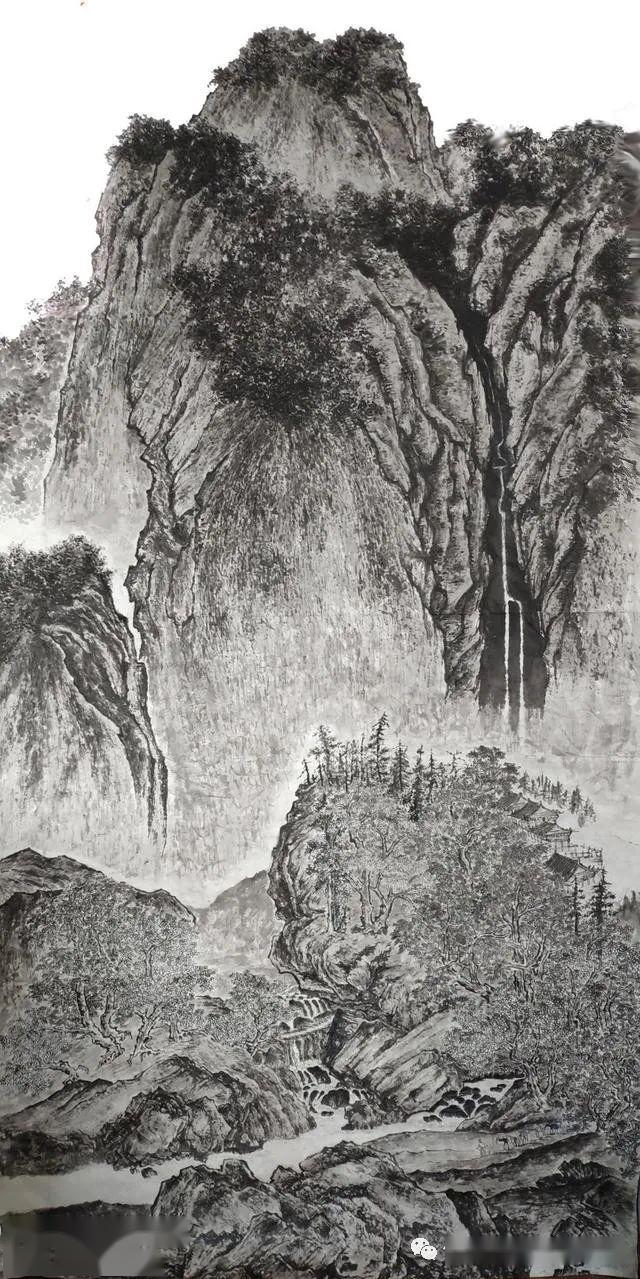 中国画家陈凯国画山水画作品欣赏