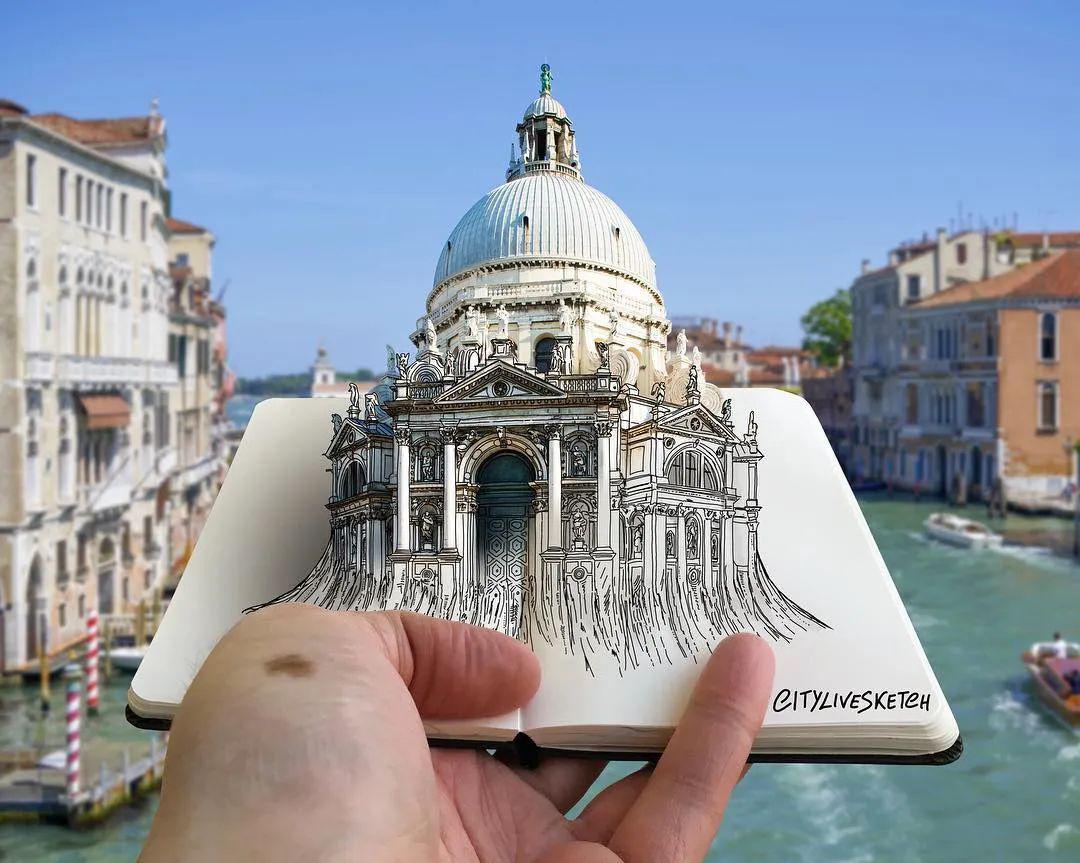 浪漫意大利帅哥游记绝妙3d手绘创造建筑视觉盛宴