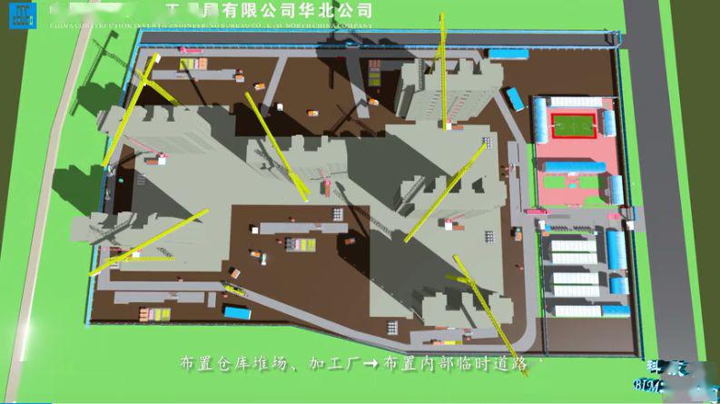 施工现场平面咋布置?一个案例看明白!