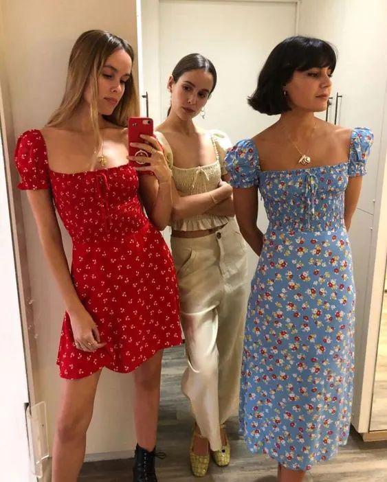 『夏日』穿着印花裙～我和夏日有个约会