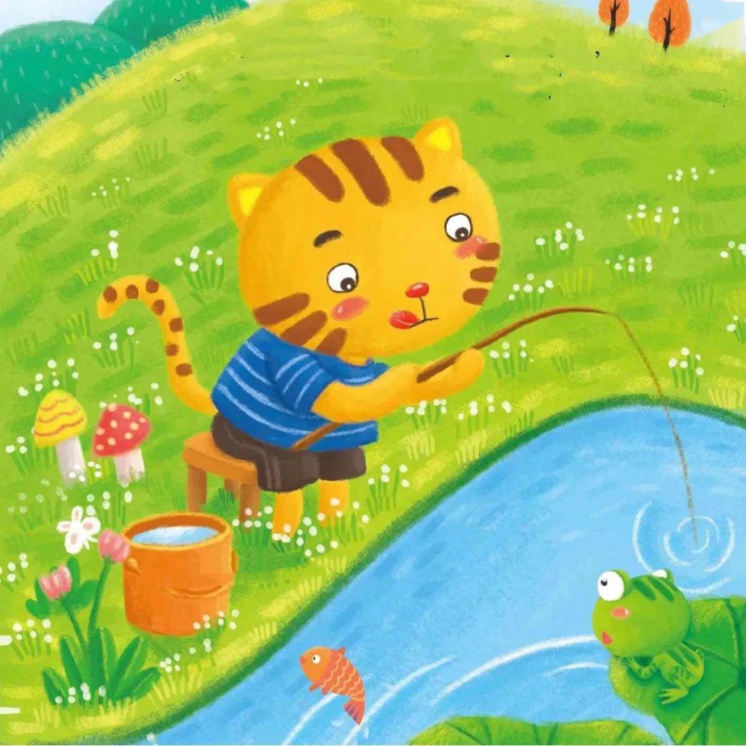 绘本《小猫钓鱼》以生动鲜明的形象,通俗易懂的幼儿语言,向宝贝们