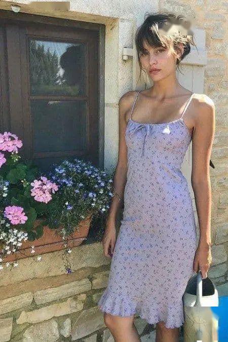 『夏日』穿着印花裙～我和夏日有个约会