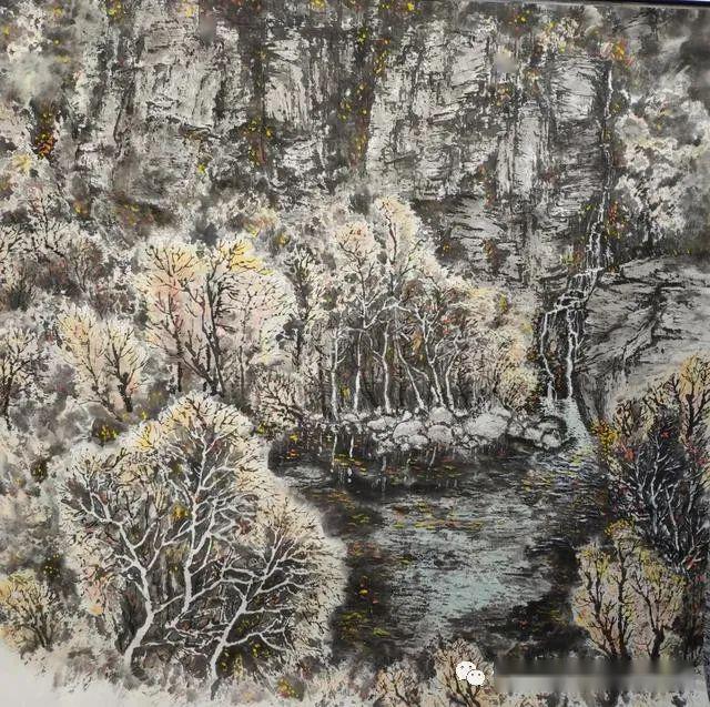 中国画家陈凯国画山水画作品欣赏_云南昆明