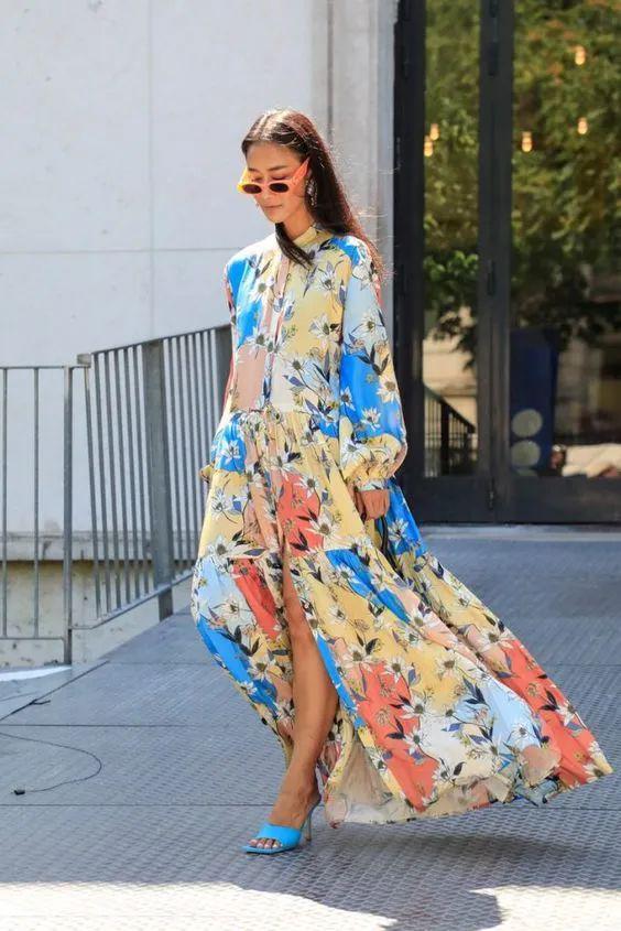 『夏日』穿着印花裙～我和夏日有个约会