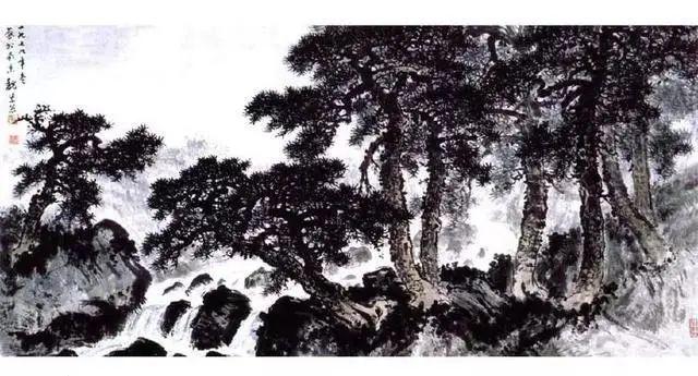 太详细了!中国画如何画松树,丛树,柳树,竹林,一学就会