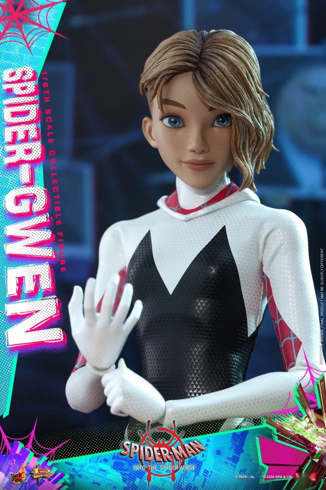 hot toys 1/6 mms576《蜘蛛侠:平行宇宙》- spider-gwen 蜘蛛格温