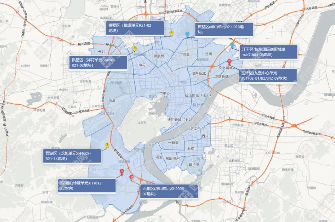 好地研究院5月杭州十区有哪些地块出让附土拍日历