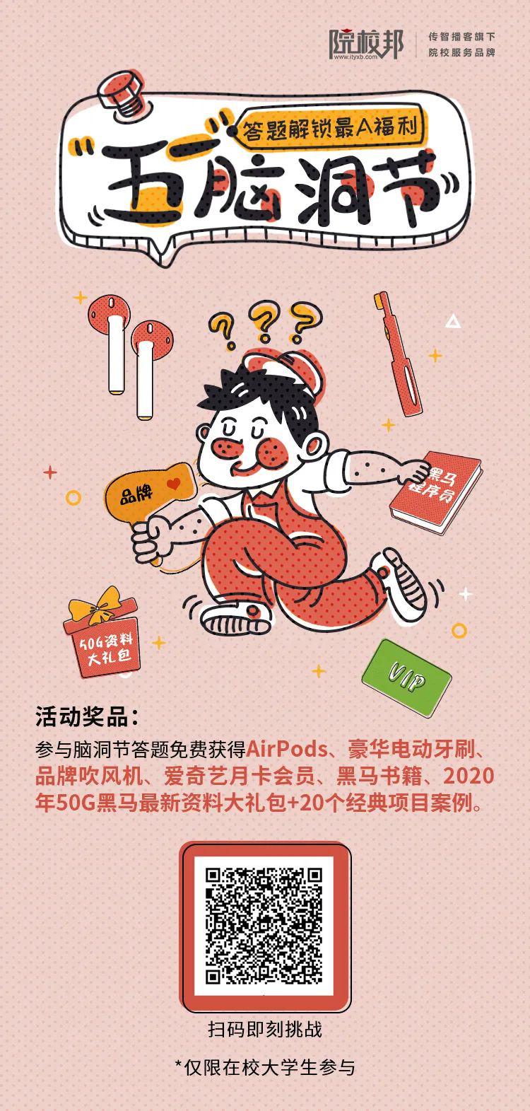 脑洞一开,奖品就来!五一脑洞节,播妞邀你一起答题赢好