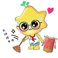 【流动的美术课堂】小海星劳动节表情包上线啦!