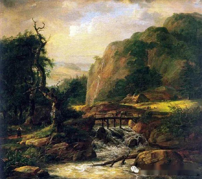 挪威第一个伟大的浪漫主义画家达尔风景油画作品赏析