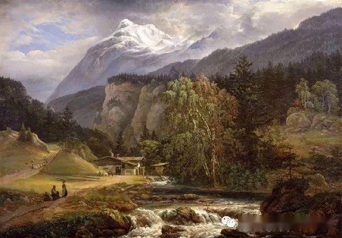 挪威第一个伟大的浪漫主义画家达尔风景油画作品赏析