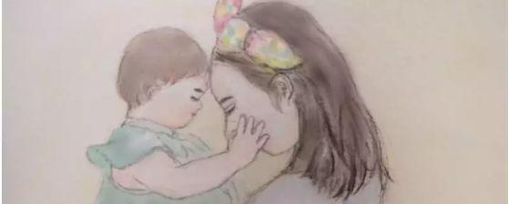 规则最终解释权归读书one所有 年轻的妈妈用画笔记录着女儿的成长