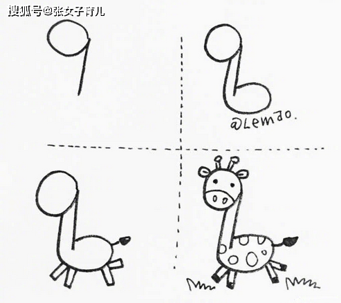 亲子简笔画,数字1-9,还可以这么玩