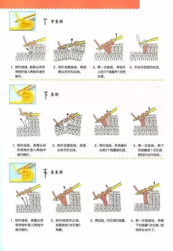 [钩针分享] 教你从小白进阶到达人!所有针法很全!