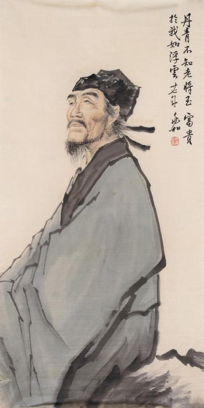 中国现代水墨人物画的一代宗师蒋兆和人物画欣赏