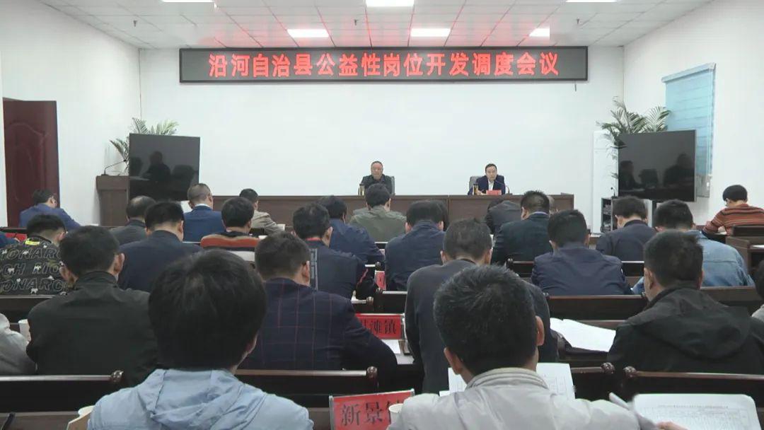 沿河召开公益性岗位开发调度会