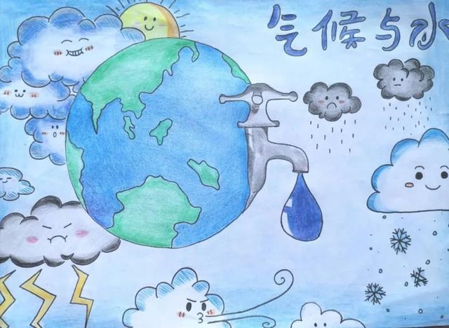 "宝贝画天气"绘画大赛湖北分赛区 小朋友的创意作品 并为他们打call吧