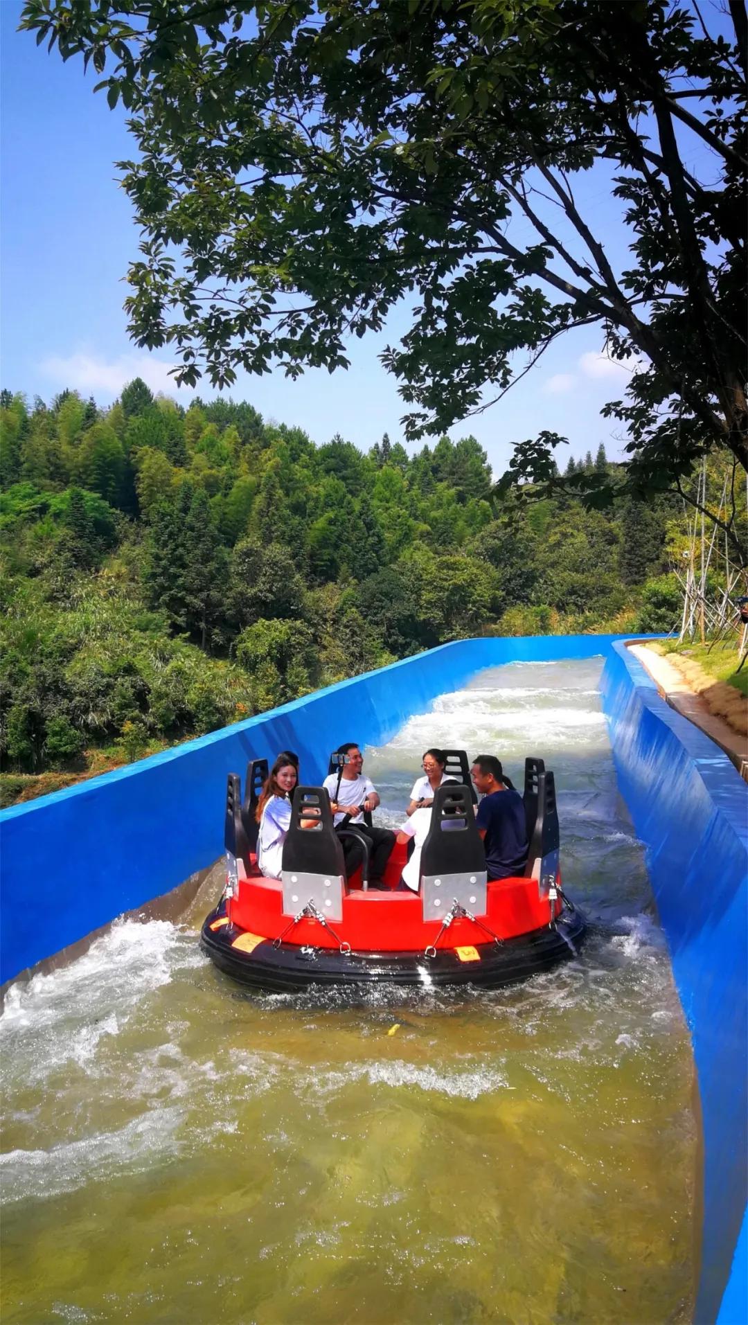 一秒入夏篁岭滑道漂流五一畅爽开漂快来享受夏天吧