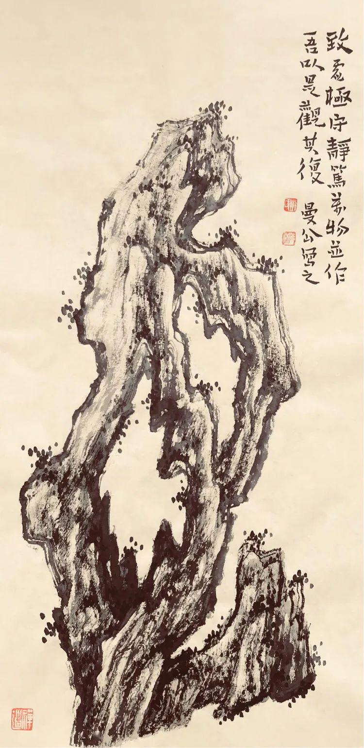 奇山异石方成趣——邓克成国画作品