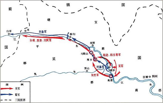 夷陵之战陆逊反攻示意图三国边防兵争要地示意图曹操以邺城为中心出兵