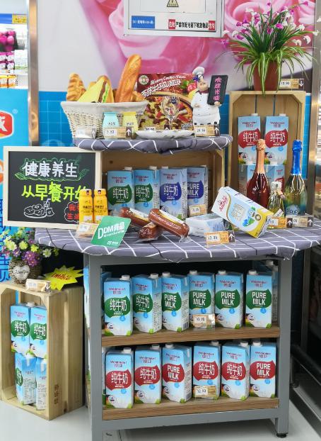 下一组创意陈列吧~ 精品水果区 水产区 休闲区 饮品区 冷冻区 洗化区