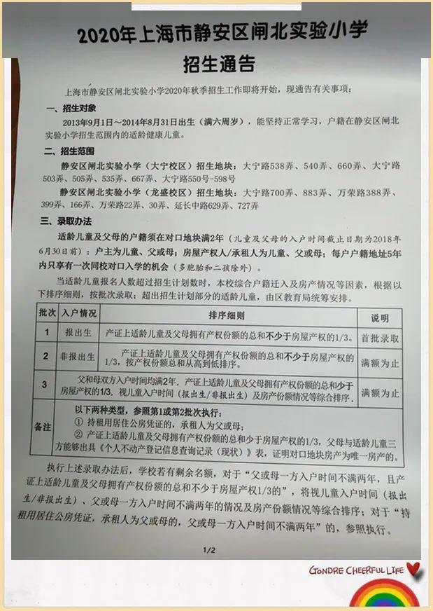 紧急通知 上海这11所公办小学首次明确学位超额 快看有你娃的目标校没
