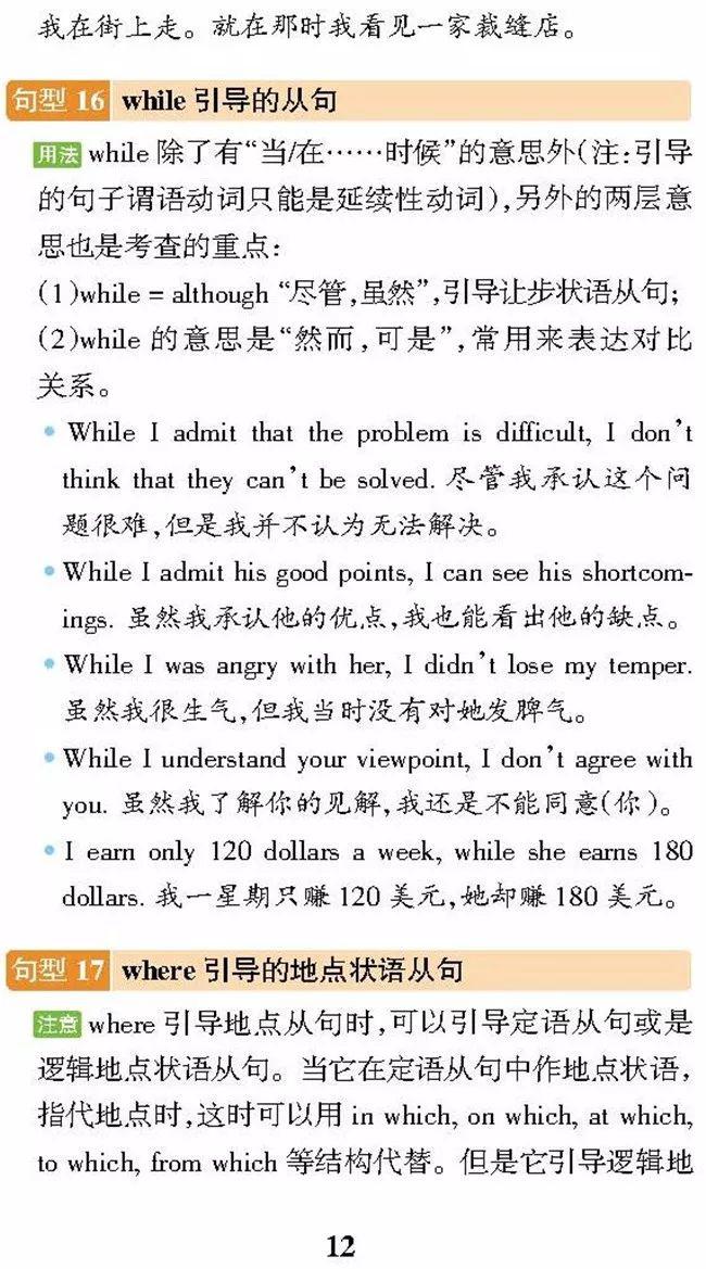 整理■2020年考生必看!高考英语重点句型整理