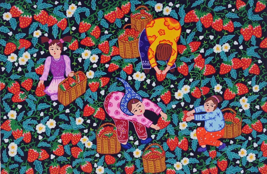 文化走亲云端悦展┃吴根越角画里桃乡走近嘉善姚庄农民画走进中国乡村