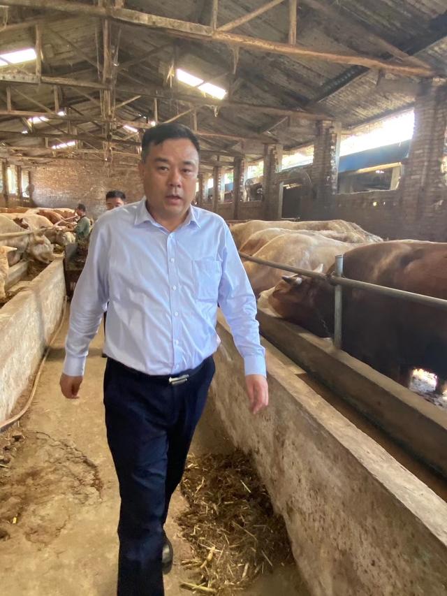 新疆墨玉县委书记张冠军赴成都大邑金牧粮草基地考察
