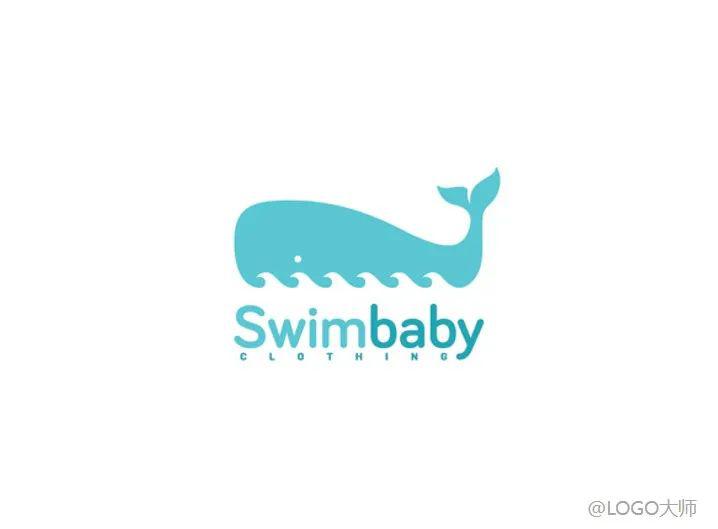 动物logo设计鲸鱼主题