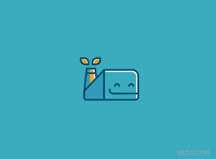 动物logo设计鲸鱼主题