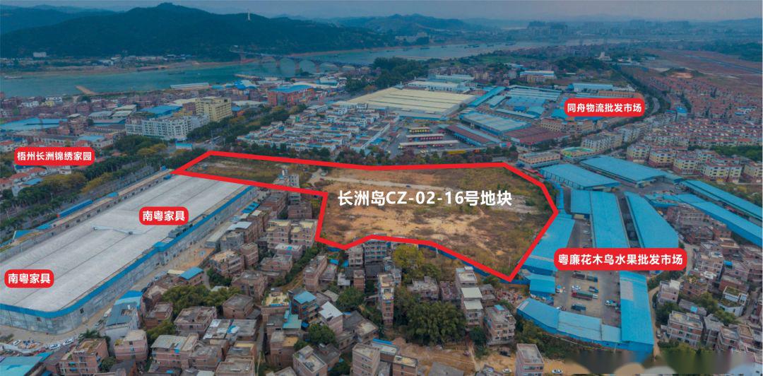 梧州长洲岛又一个江景高层住宅神盘开建营销中心预计将在年中开放你会