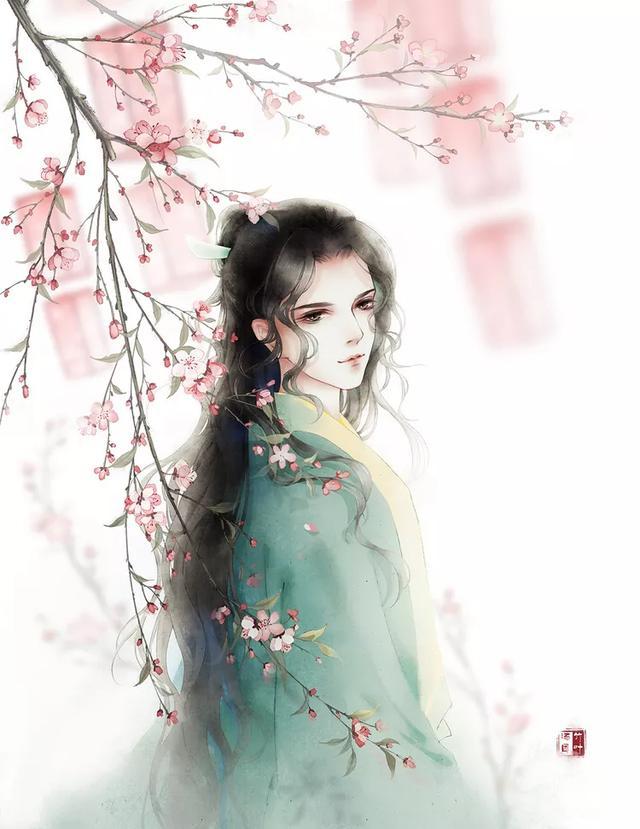 古风插画,风华正茂美少年