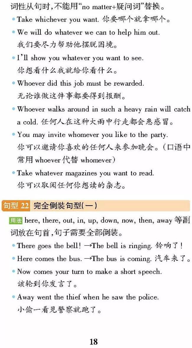 整理■2020年考生必看!高考英语重点句型整理