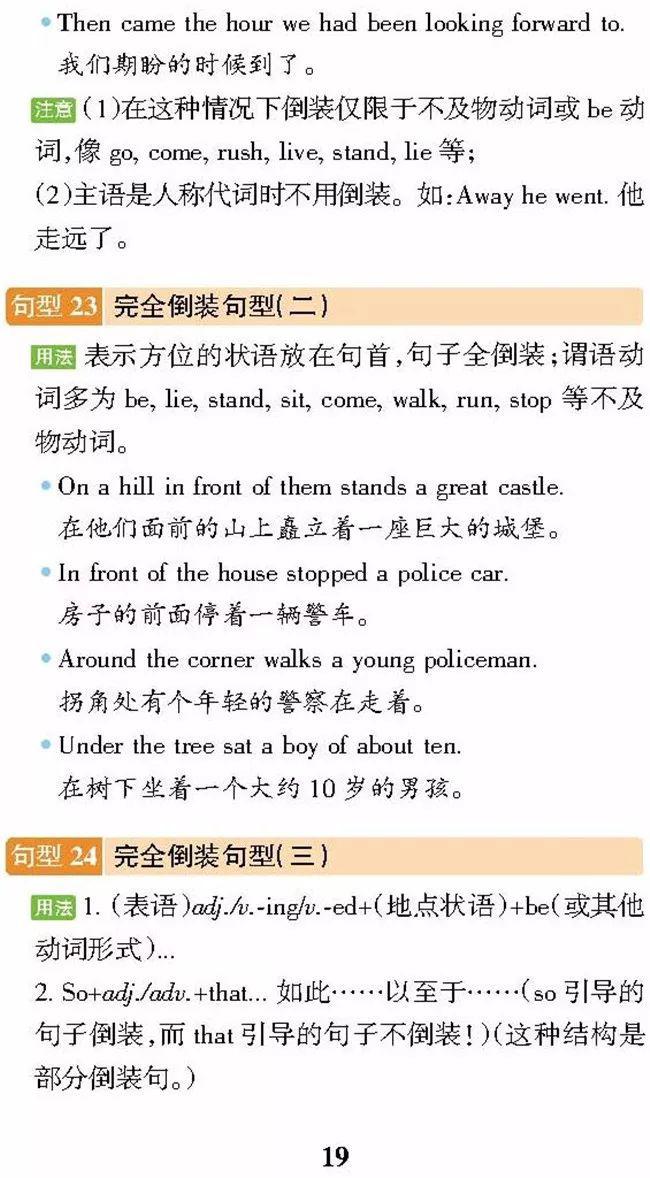 整理■2020年考生必看!高考英语重点句型整理