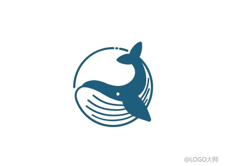 动物logo设计 | 鲸鱼主题