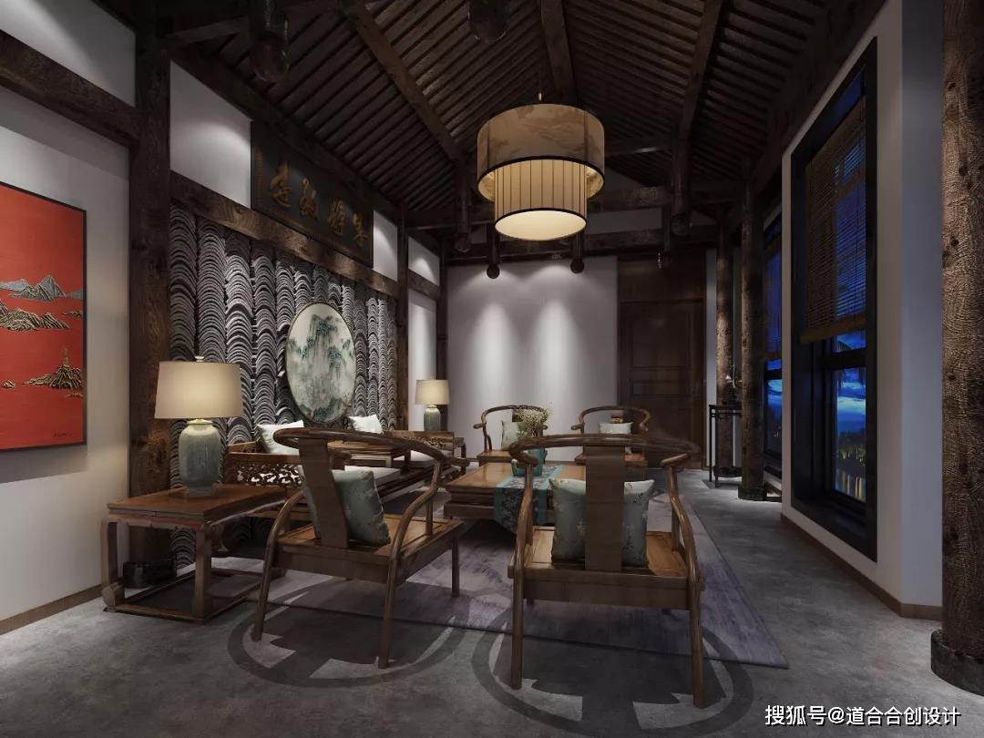 新中式,古典与现代完美结合,传统与时尚并存,演绎美学经典_设计