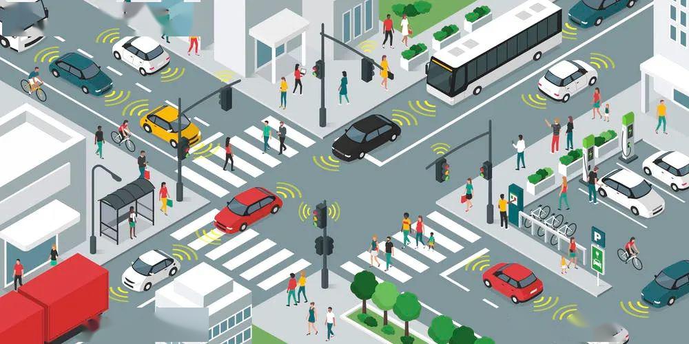 自动驾驶汽车与交通信号灯相连,是解决行人过马路的安全策略