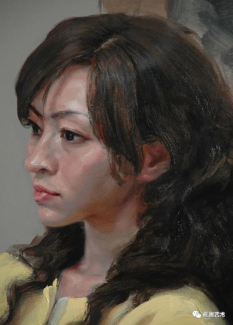 于小冬油画肖像写生作品欣赏