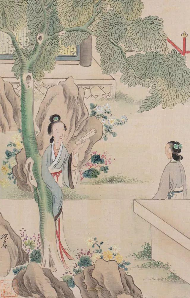 探春什么成语_李元芳飞鸢探春图片(2)