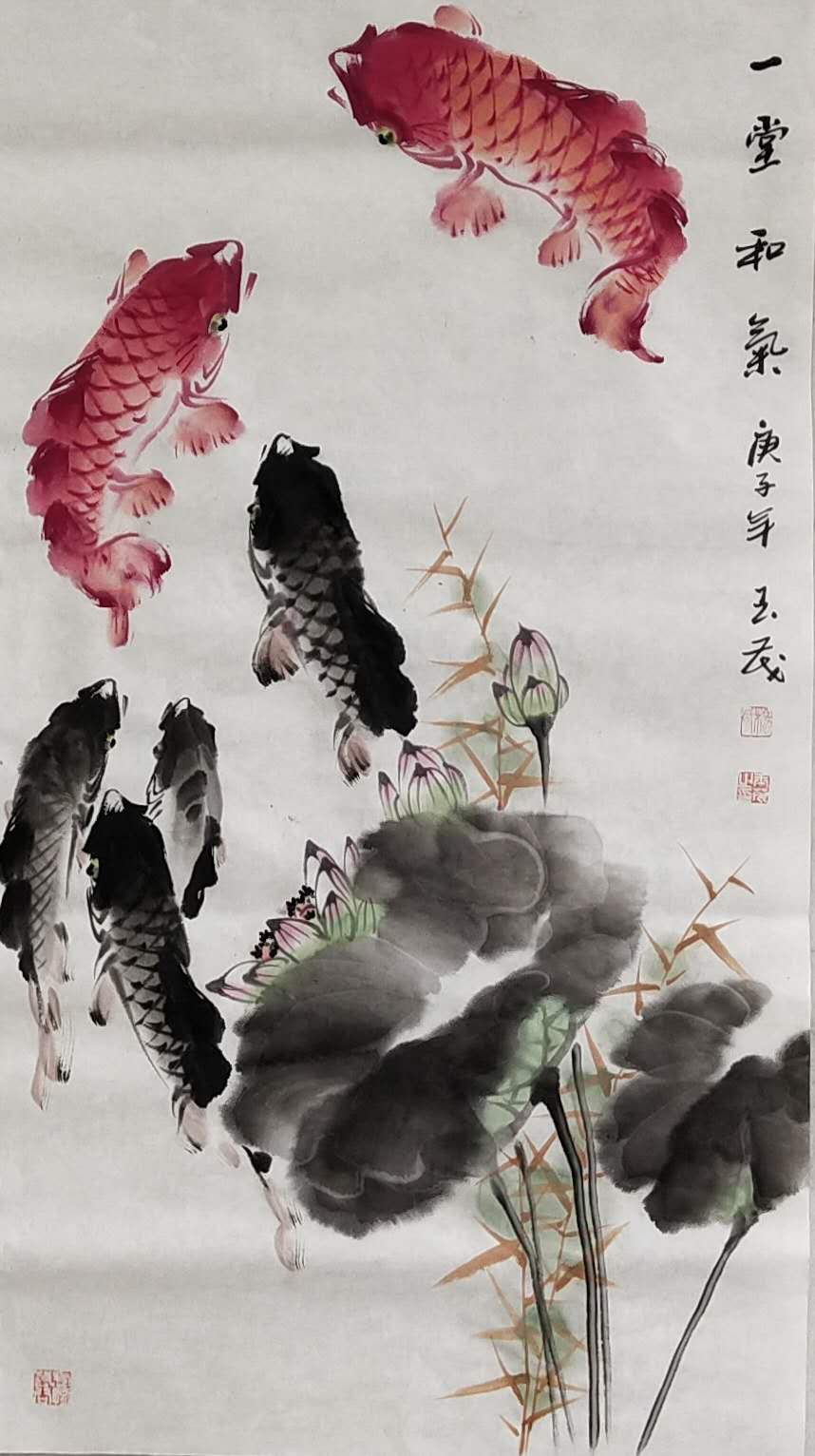 著名画家杨玉茂作品