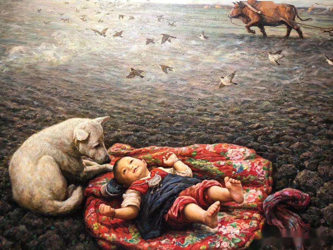 邵东世界级大画家李自健笔下的农村景象