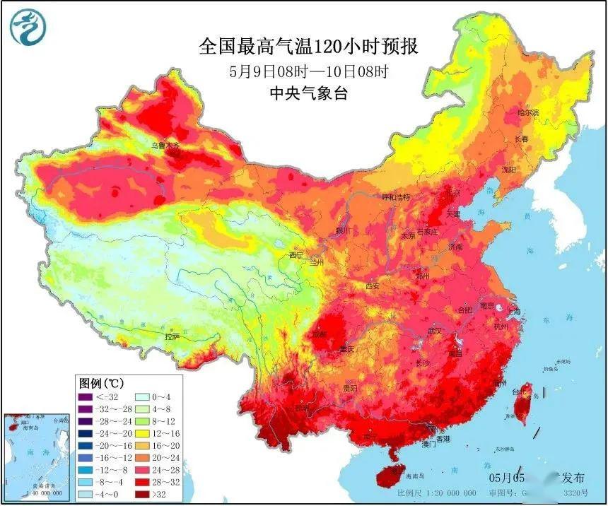 受弱冷空气影响,近期西安市最高气温逐步下降,6-8日有降水过程