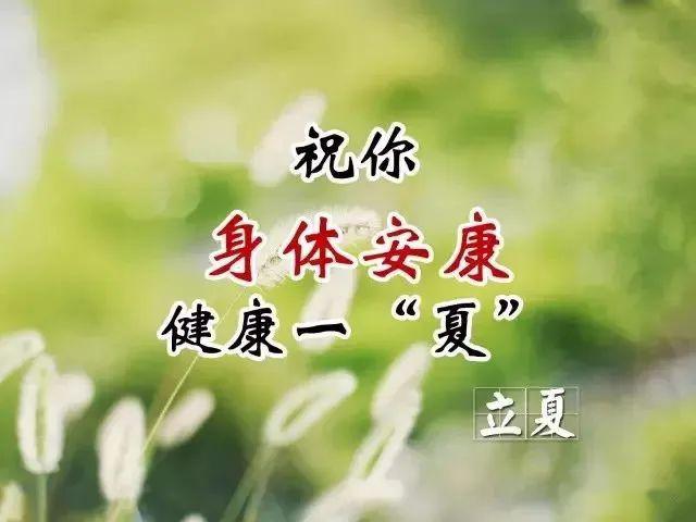 2020立夏到,祝福到,祝你吉祥如意,幸福安康!