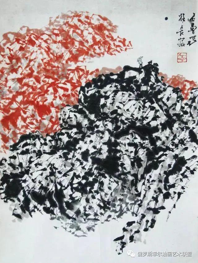 当代中国名家,国画大师石鲁绘画作品欣赏