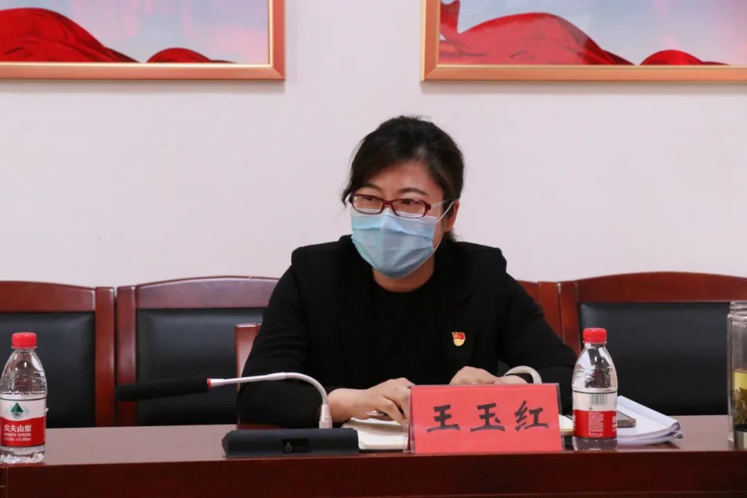 镇党委组织委员李建做现场点评社会组织联合会党支部书记赵艳宇发言佳