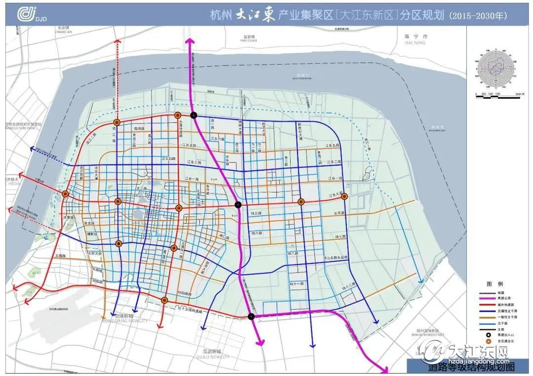 北起江东一路,南至艮山东路东延线,大江东又多1条新路