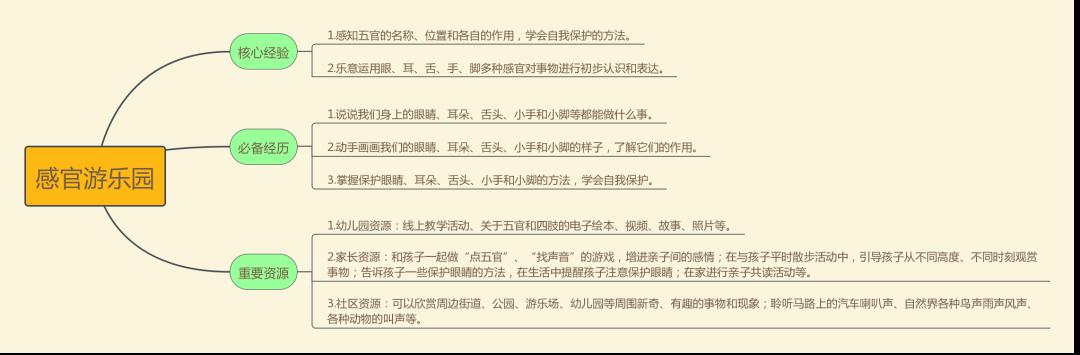 线上研学共议主题小班感官游乐园主题前审议及线上课程一