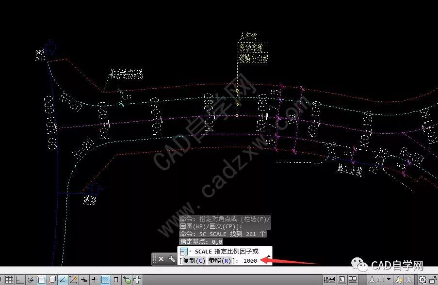 不同单位的图纸,cad中如何互相插入保持坐标不变?