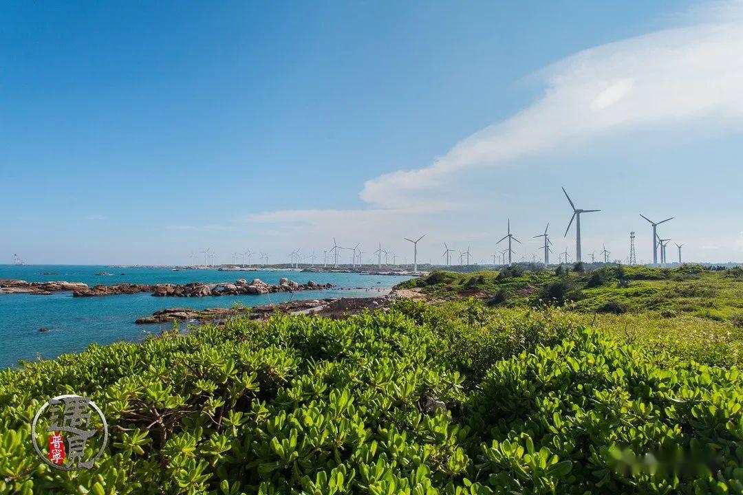夏天到惠来坂美村来看风车和大海还有美丽的灯塔